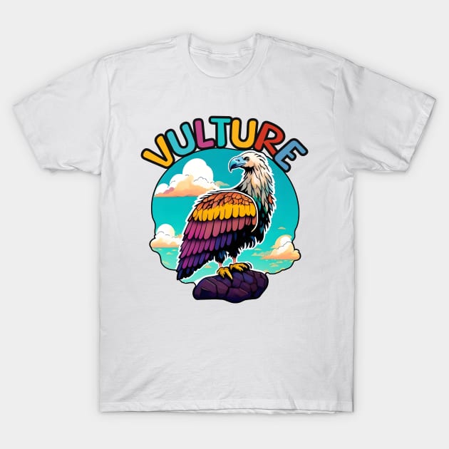 Animal Alphabet - V for Vulture T-Shirt by Shubol